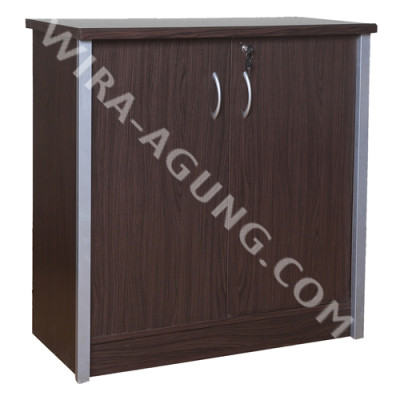  Lemari Rendah Metal Kayu Cabinet Credenza TV Counter